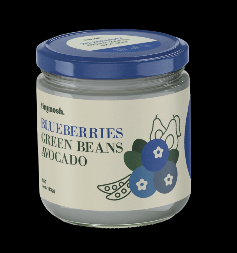 Blue TinyNosh Jar